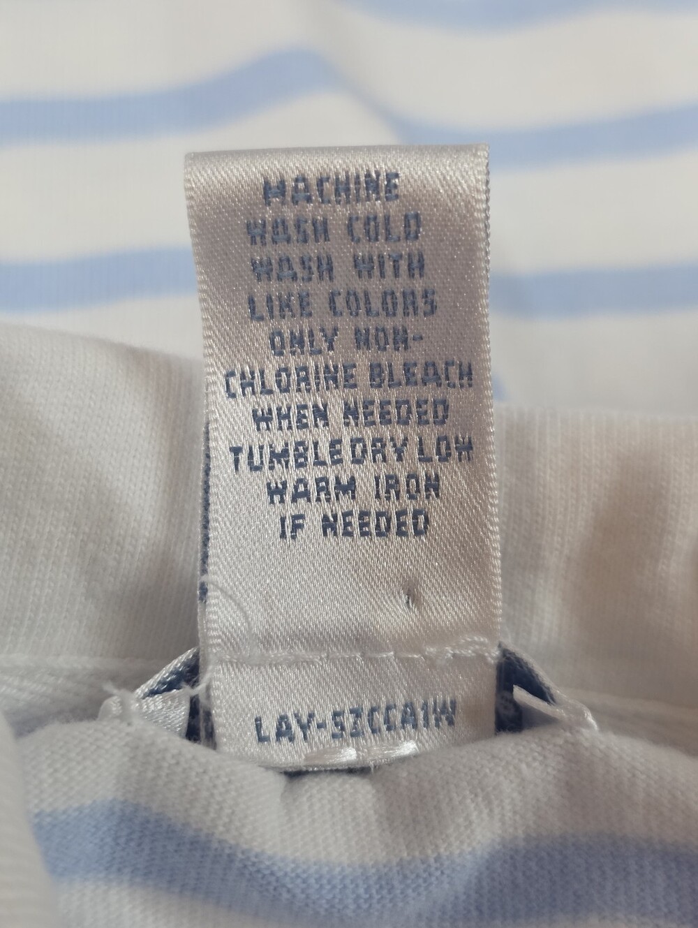 Ralph Lauren Baby Boy Striped Polo Romper Jumpsuit Blue White 3M Cotton Preppy - Picture 8 of 8